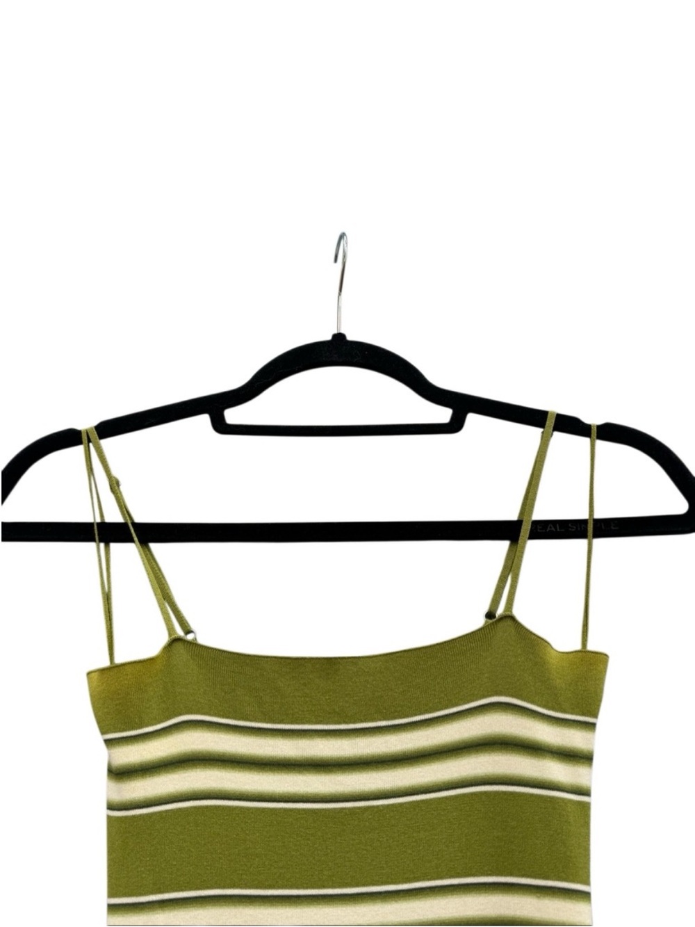 Faithfull the Brand Olive Green Striped Maxi Dress - Picture 12 of 12